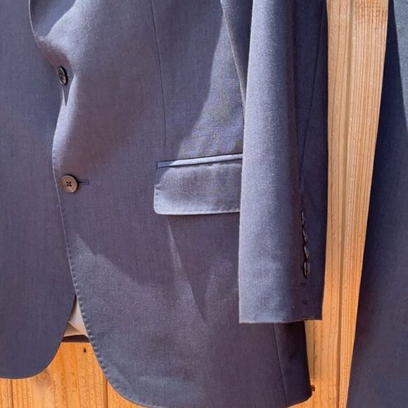 🔥 Take 50% OFF- J. Ferrar Slim Fit 2pcs Men’s Suit, Jacket 44R / Pant 36X30 - Picture 4 of 16